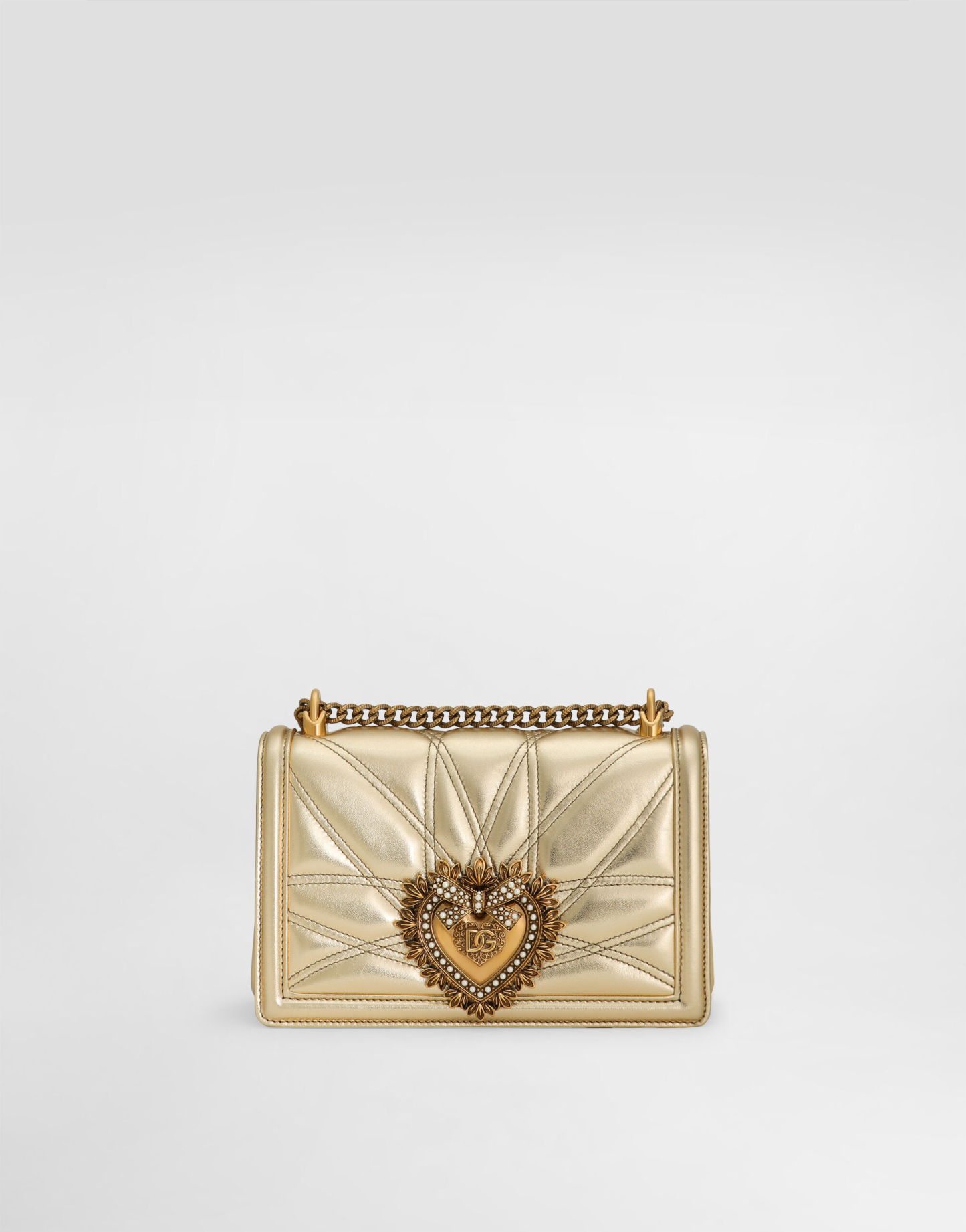 Medium Devotion bag in quilted nappa leather